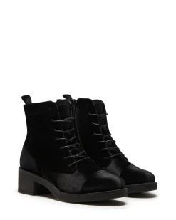 Online Therapy Shoes Axel Boot Velvet Black