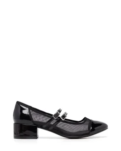 Hot Therapy Shoes Camila Mesh / Patent *FINAL SALE* Black