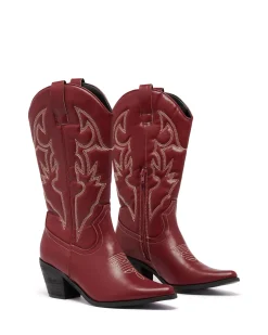 Sale Therapy Shoes Clayton Western Boot - PRE ORDER DUE FOR DISPATCH 1 JANUARY Cherry