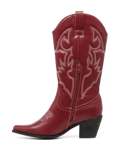 Sale Therapy Shoes Clayton Western Boot - PRE ORDER DUE FOR DISPATCH 1 JANUARY Cherry