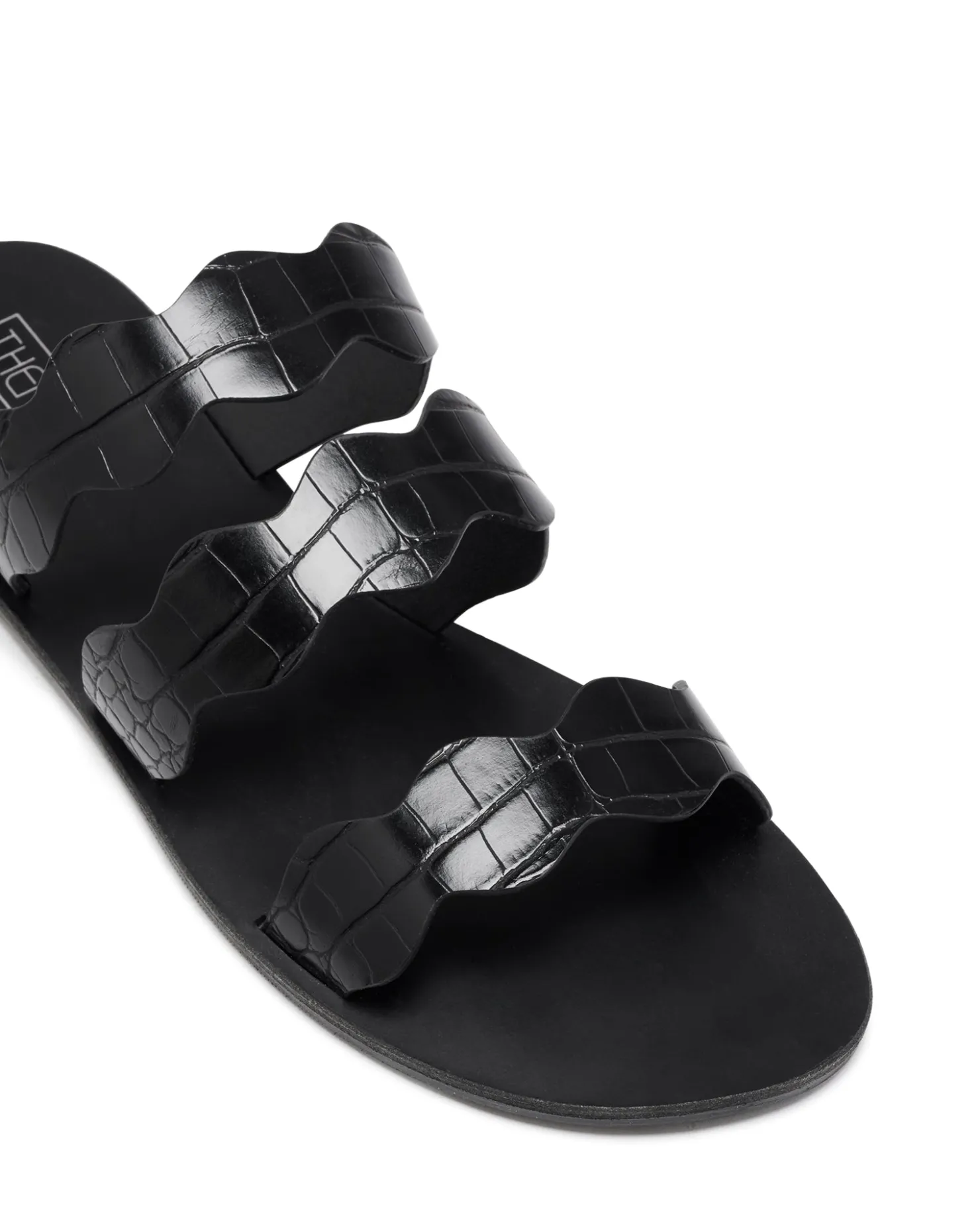 Clearance Therapy Shoes Corbin Croc *FINAL SALE* Black