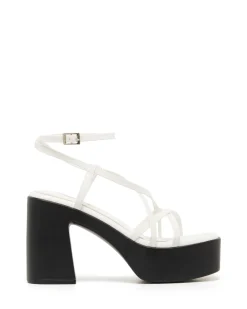 Discount Therapy Shoes Daze Platform Heel Smooth White