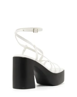 Discount Therapy Shoes Daze Platform Heel Smooth White
