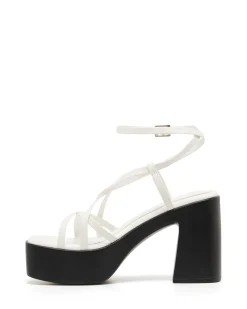 Discount Therapy Shoes Daze Platform Heel Smooth White