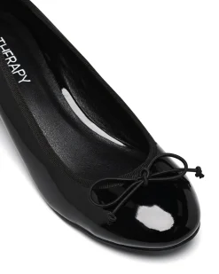Hot Therapy Shoes Diana Ballet Heel Patent Black