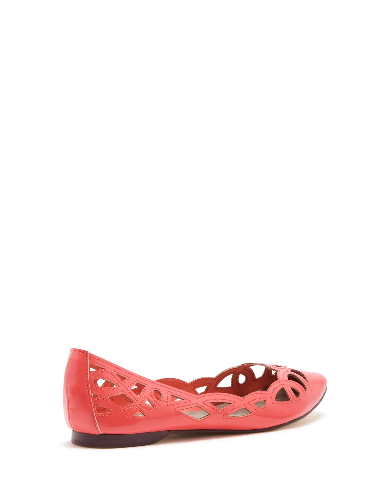 Hot Therapy Shoes Edenn Ballet Flat Patent Coral