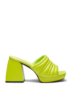 New Therapy Shoes Euphoria Platform Heel Citrus GreenYellow