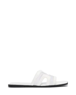 Clearance Therapy Shoes Gaze Flat Sandal Mesh White