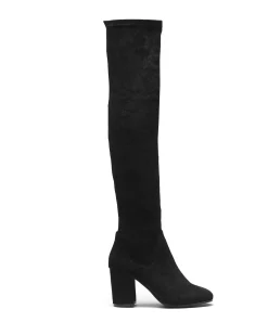 Clearance Therapy Shoes Hanover Tall Boot Suede Black