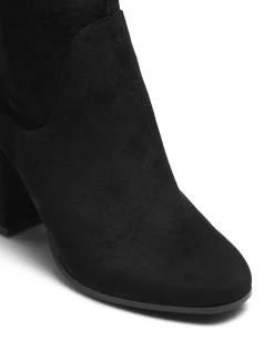 Clearance Therapy Shoes Hanover Tall Boot Suede Black