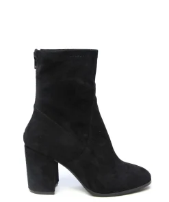 Discount Therapy Shoes Hoxton Boot Faux Suede Black
