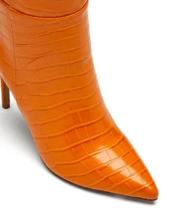Clearance Therapy Shoes Icon Tall Boot Tangerine Croc Orange