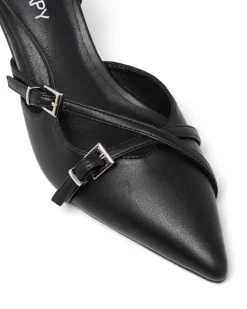 Hot Therapy Shoes Juicy Slingback Pump Black
