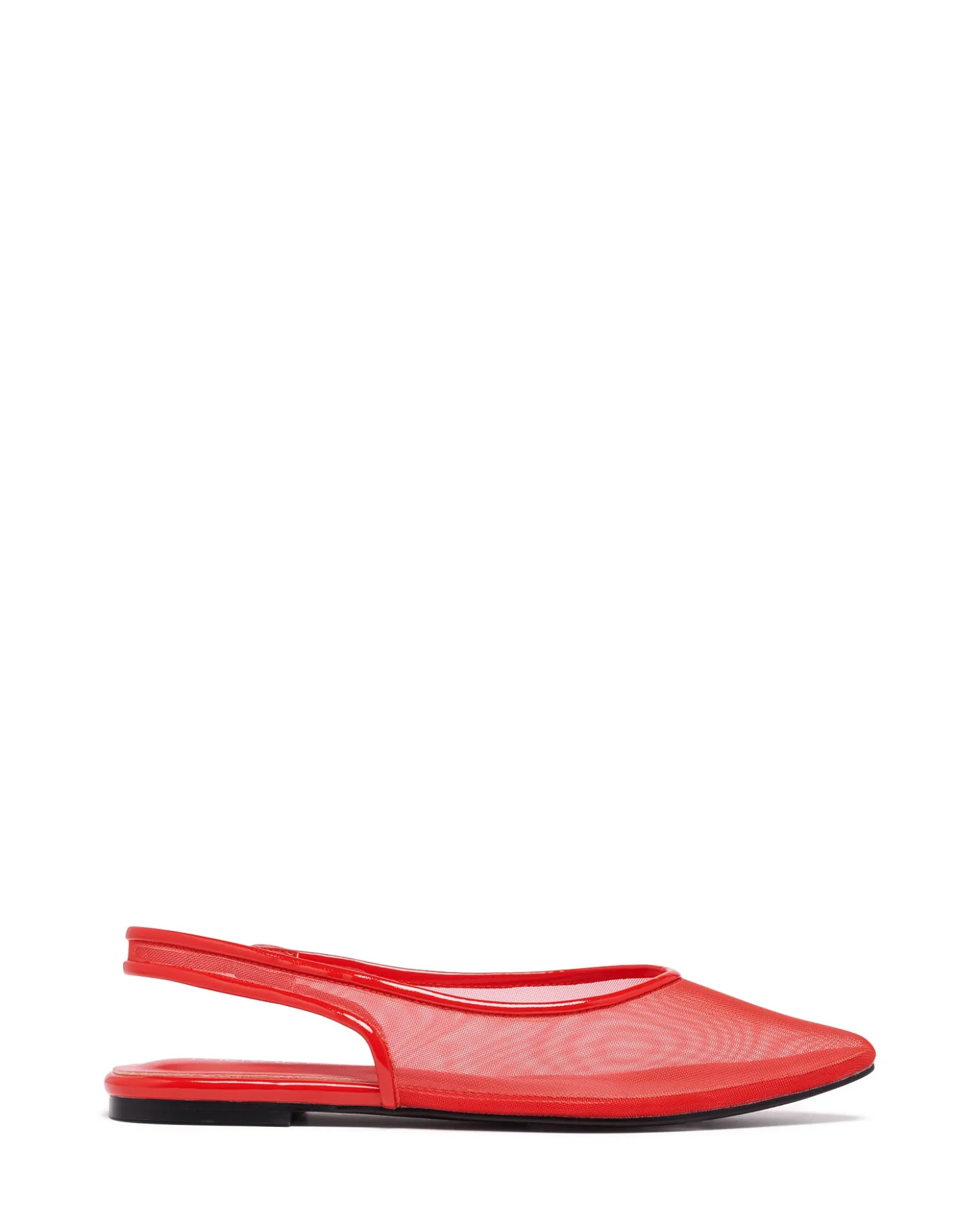 Best Therapy Shoes Lazer Slingback Ballet Flat Patent Red