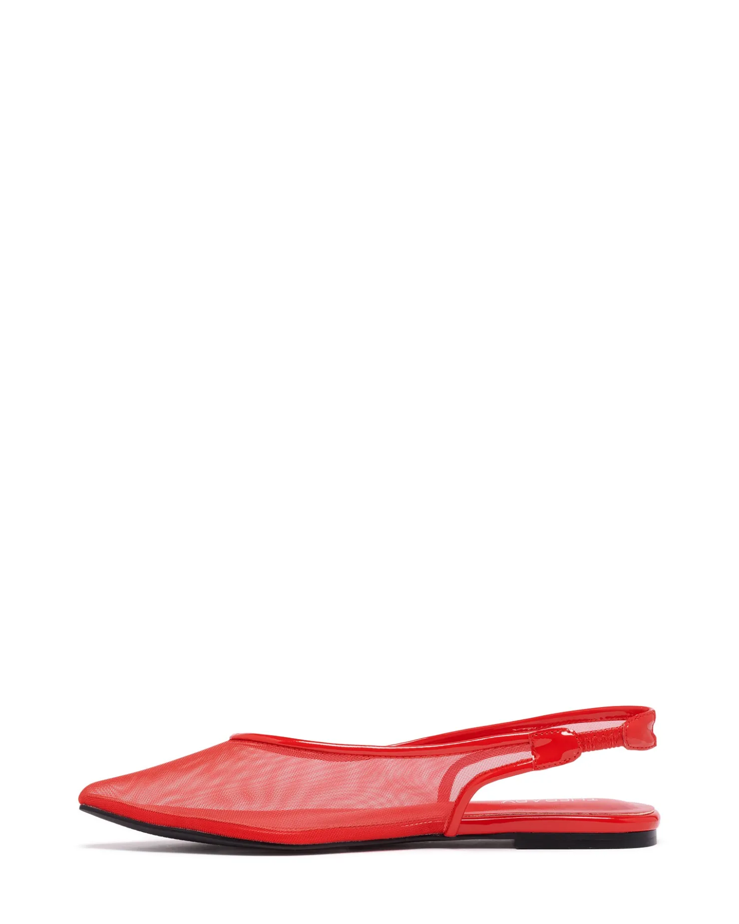 Best Therapy Shoes Lazer Slingback Ballet Flat Patent Red