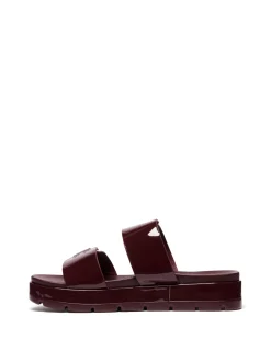 Hot Therapy Shoes Litmus Flatform Sandals Patent Cherry