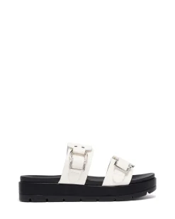 Hot Therapy Shoes Litmus Flatform Sandals White