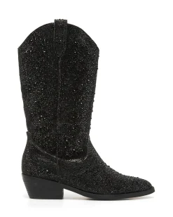 Online Therapy Shoes Majesty Rhinestones *FINAL SALE* Black