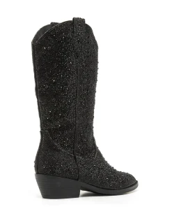 Online Therapy Shoes Majesty Rhinestones *FINAL SALE* Black