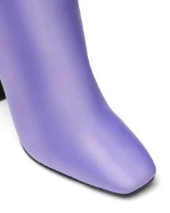 Online Therapy Shoes Muse Tall Boot Satin Lilac