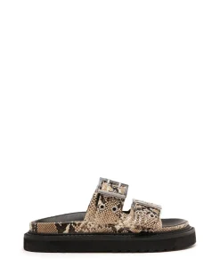 Discount Therapy Shoes Origin Sandal Snake Black/white