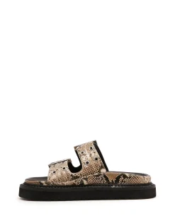 Discount Therapy Shoes Origin Sandal Snake Black/white