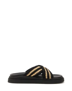 New Therapy Shoes Peta Platform Sandal Black/beige