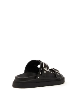 Clearance Therapy Shoes Playback Sandal Smooth Black