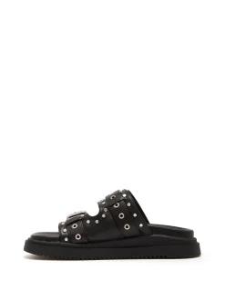 Clearance Therapy Shoes Playback Sandal Smooth Black