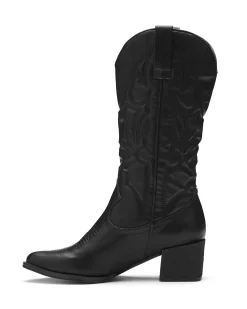Hot Therapy Shoes Ranger Cowboy Boot Black