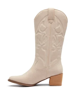 Fashion Therapy Shoes Ranger Cowboy Boot Shell Natural
