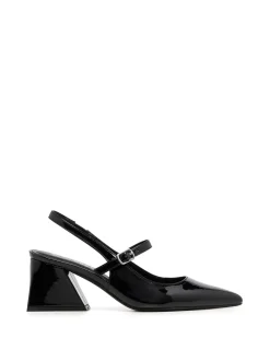Outlet Therapy Shoes Sharp Pump Patent Black