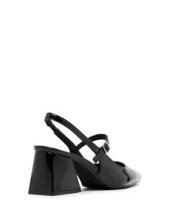 Outlet Therapy Shoes Sharp Pump Patent Black