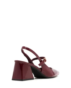 Outlet Therapy Shoes Sharp Pump Patent Cherry