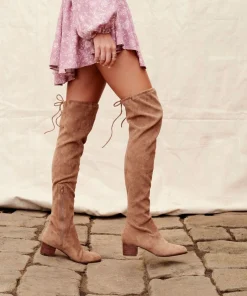 New Therapy Shoes Shrew Tall Boot Taupe Latte