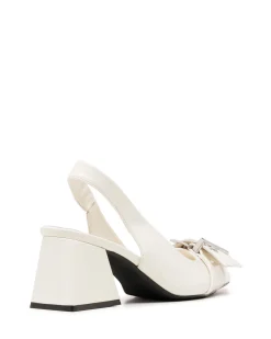 Hot Therapy Shoes Slay Slingback Pump Patent Bone