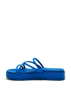 Clearance Therapy Shoes Sliver Flatform Sandal Blue DodgerBlue