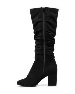 Clearance Therapy Shoes Staples Faux Suede *FINAL SALE* Black