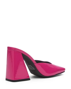 Clearance Therapy Shoes Unmatched Heel Patent Pink