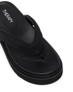Sale Therapy Shoes Vacay Thong Sandal Lycra Black