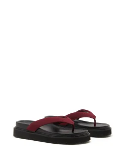 Discount Therapy Shoes Vacay Thong Sandal Lycra Bordeaux