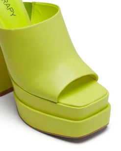 Fashion Therapy Shoes Villain Platform Heel Citrus GreenYellow