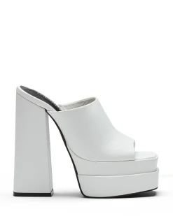 Fashion Therapy Shoes Villain Platform Heel White