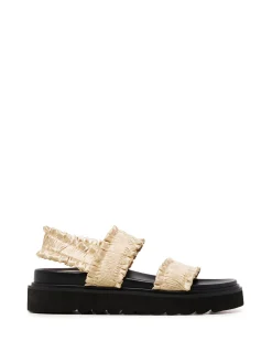 Sale Therapy Shoes Vissta Sandal Satin Bone