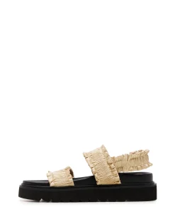 Sale Therapy Shoes Vissta Sandal Satin Bone